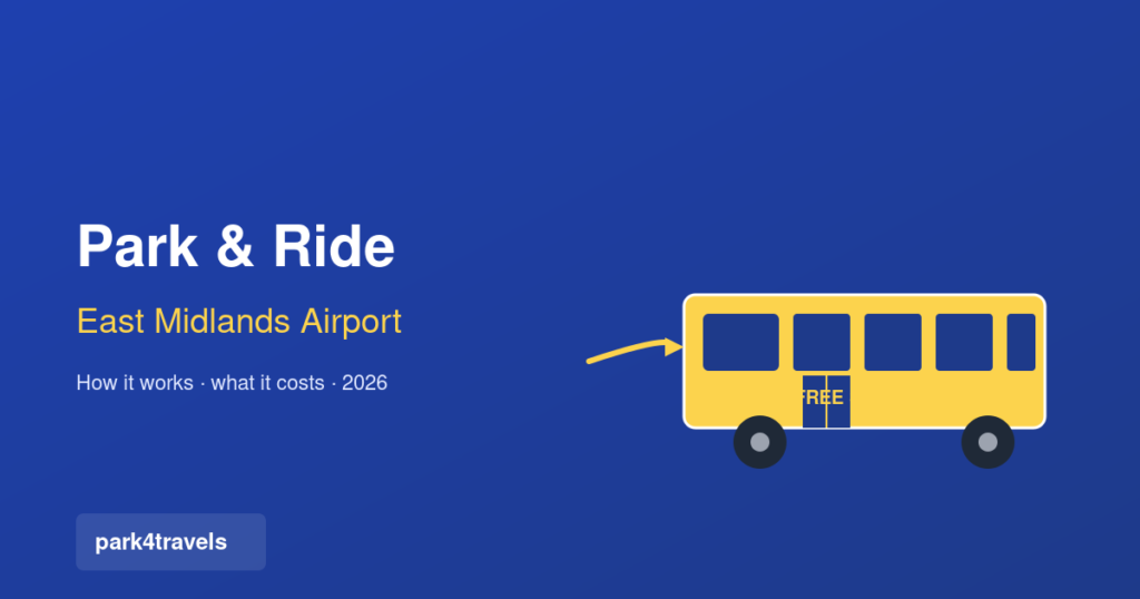 East Midlands Park & Ride: How It Works (and What It Costs)